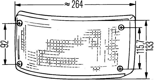 HELLA Nebelschlussleuchte (2NE 005 603-071)
