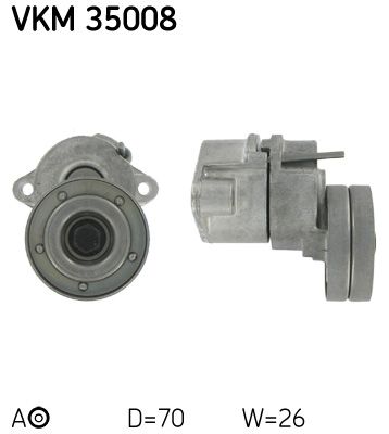 SKF Spannrolle, Keilrippenriemen (VKM 35008)