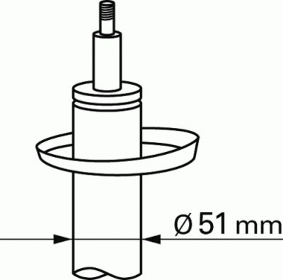 SACHS Stoßdämpfer (313 671) Thumbnail