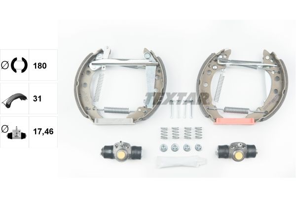 TEXTAR Bremsbackensatz (84018200)