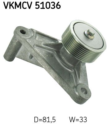 SKF Umlenk-/Führungsrolle, Keilrippenriemen (VKMCV 51036)