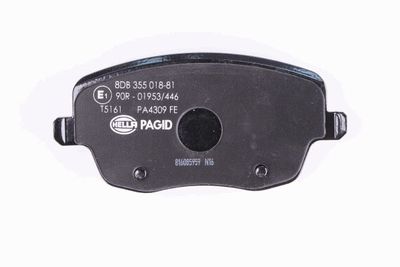HELLA Bremsbelagsatz, Scheibenbremse (8DB 355 018-811)