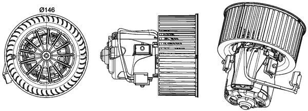 MAHLE Innenraumgebläse (AB 150 000P) MAHLE Innenraumgebläse (AB 150 000P)