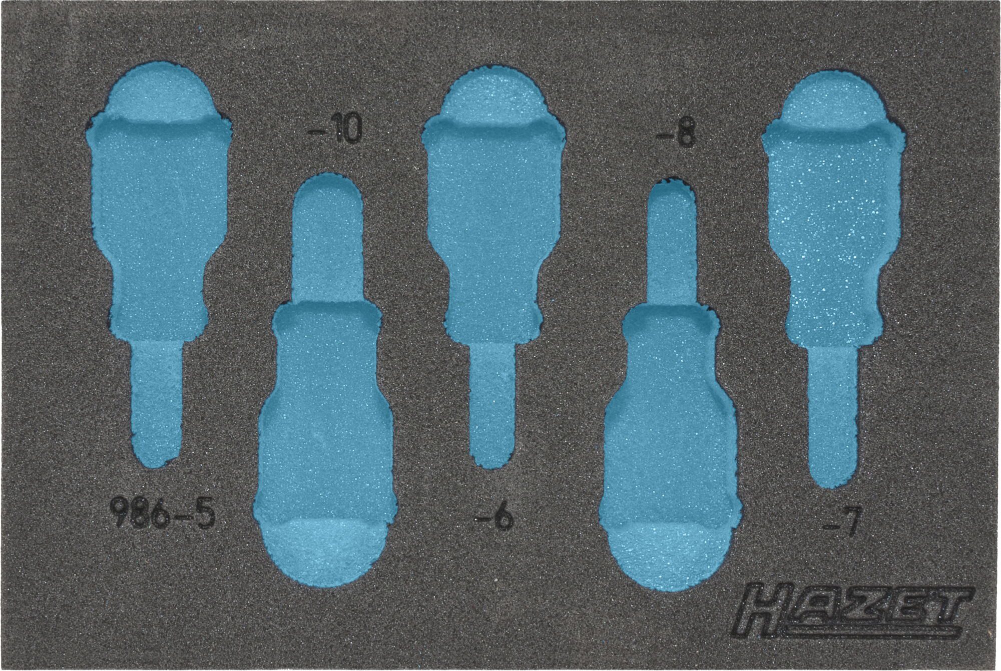 HAZET Weichschaum-Einlage Leer - Für Werkzeugkasten 163-528/56