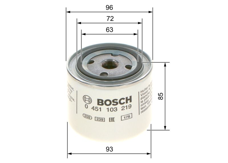 BOSCH Ölfilter (0 451 103 219) BOSCH Ölfilter (0 451 103 219)