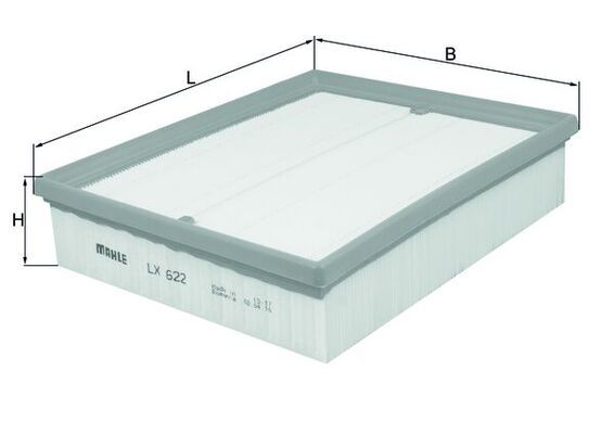 KNECHT Luftfilter (LX 622)