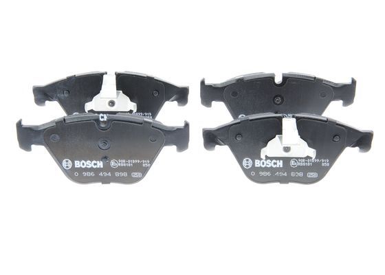 BOSCH Bremsbelagsatz, Scheibenbremse (0 986 494 898)