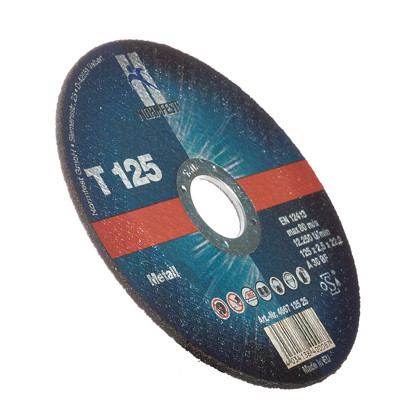 TRENNSCHEIBE INOX 125x2,5 V25 (4667-125-25) | NORMFEST TRENNSCHEIBE INOX 125x2,5 V25 (4667-125-25) | NORMFEST