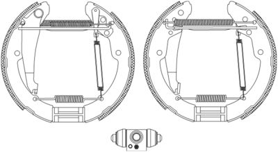 HELLA Bremsbackensatz (8DB 355 005-251)