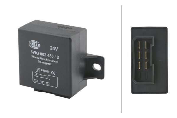 HELLA Relais, Wisch-Wasch-Intervall (5WG 002 450-121)