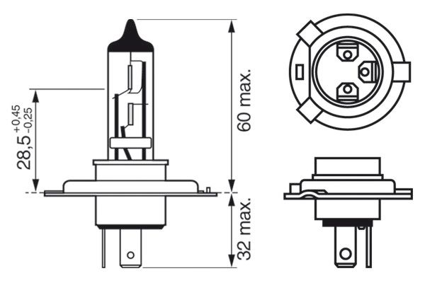 BOSCH Glühlampe, Fernscheinwerfer (1 987 302 041) BOSCH Glühlampe, Fernscheinwerfer (1 987 302 041)