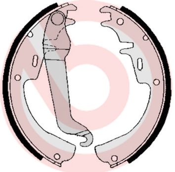 BREMBO Bremsbackensatz (S 59 504)