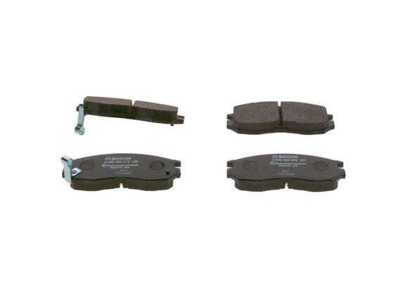 BOSCH Bremsbelagsatz, Scheibenbremse (0 986 460 979)