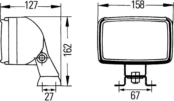 HELLA Arbeitsscheinwerfer (1GA 006 991-041)
