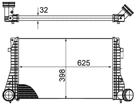 MAHLE Ladeluftkühler (CI 482 000S) Thumbnail