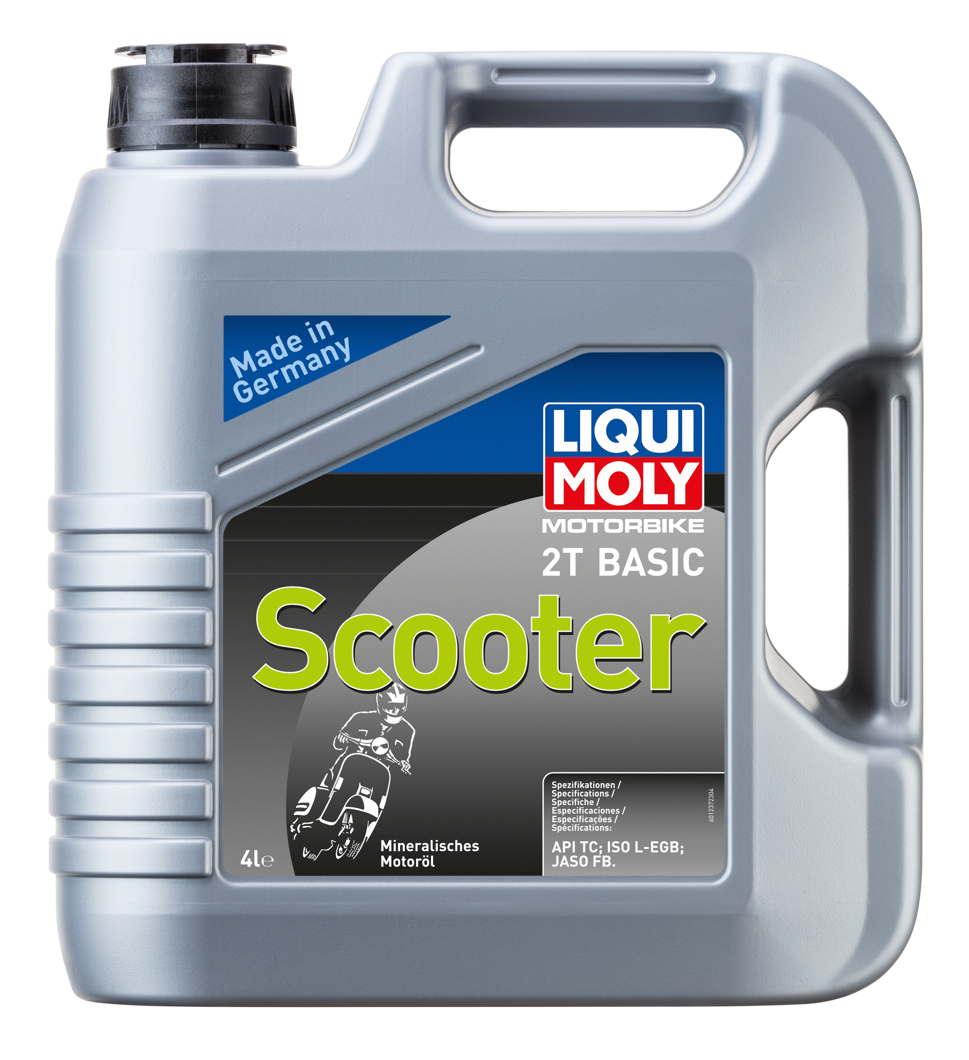 LIQUI MOLY Motorbike 2T Basic Scooter, 4 l (1237)
