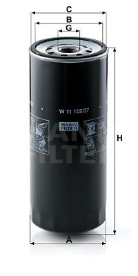 MANN-FILTER Ölfilter (W 11 102/37)