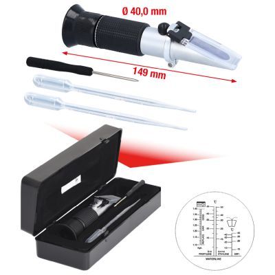 KS TOOLS Frostschutz-/ Batteriesäureprüfgerät (Refraktometer) (550.1290) KS TOOLS Frostschutz-/ Batteriesäureprüfgerät (Refraktometer) (550.1290)