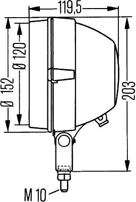 HELLA Arbeitsscheinwerfer (1G3 005 760-221)