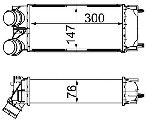 MAHLE Ladeluftkühler (CI 367 000S) Thumbnail