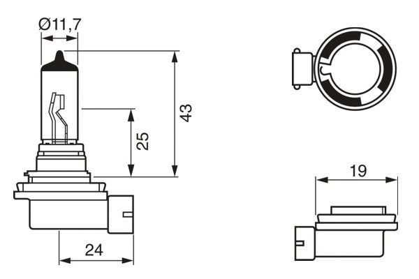 BOSCH Glühlampe, Fernscheinwerfer (1 987 301 340) BOSCH Glühlampe, Fernscheinwerfer (1 987 301 340)