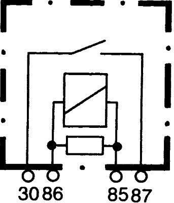 HELLA Relais, Arbeitsstrom (4RA 007 791-011)