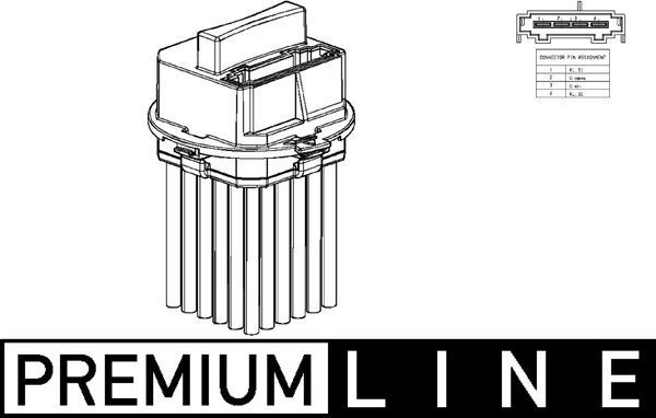 MAHLE Regler, Innenraumgebläse (ABR 47 000P) MAHLE Regler, Innenraumgebläse (ABR 47 000P)