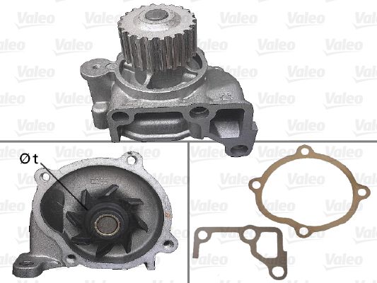 VALEO Wasserpumpe, Motorkühlung (506880)