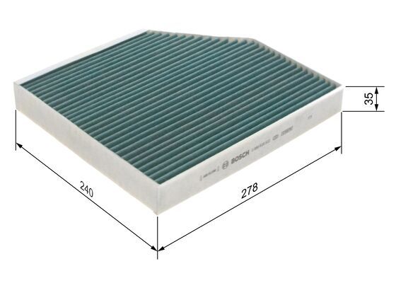BOSCH Filter, Innenraumluft (0 986 628 522) BOSCH Filter, Innenraumluft (0 986 628 522)