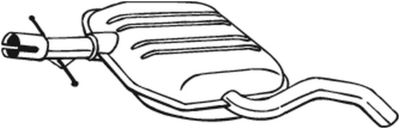 BOSAL Mittelschalldämpfer (233-689) Thumbnail