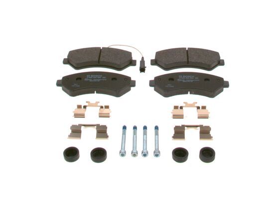 BOSCH Bremsbelagsatz, Scheibenbremse (0 986 494 589)