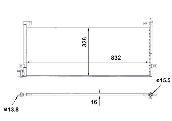 MAHLE Kondensator, Klimaanlage (AC 488 000S) MAHLE Kondensator, Klimaanlage (AC 488 000S)