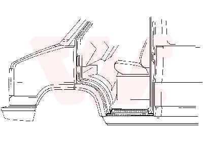 VAN WEZEL Einstiegblech (1745101)