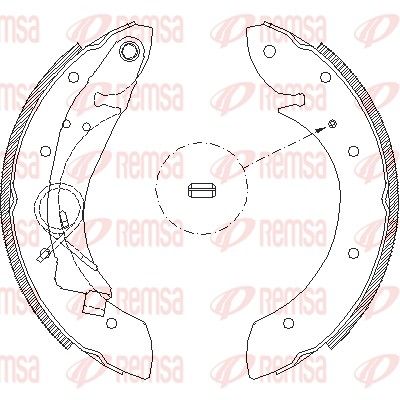 REMSA Bremsbacke (4419.00)