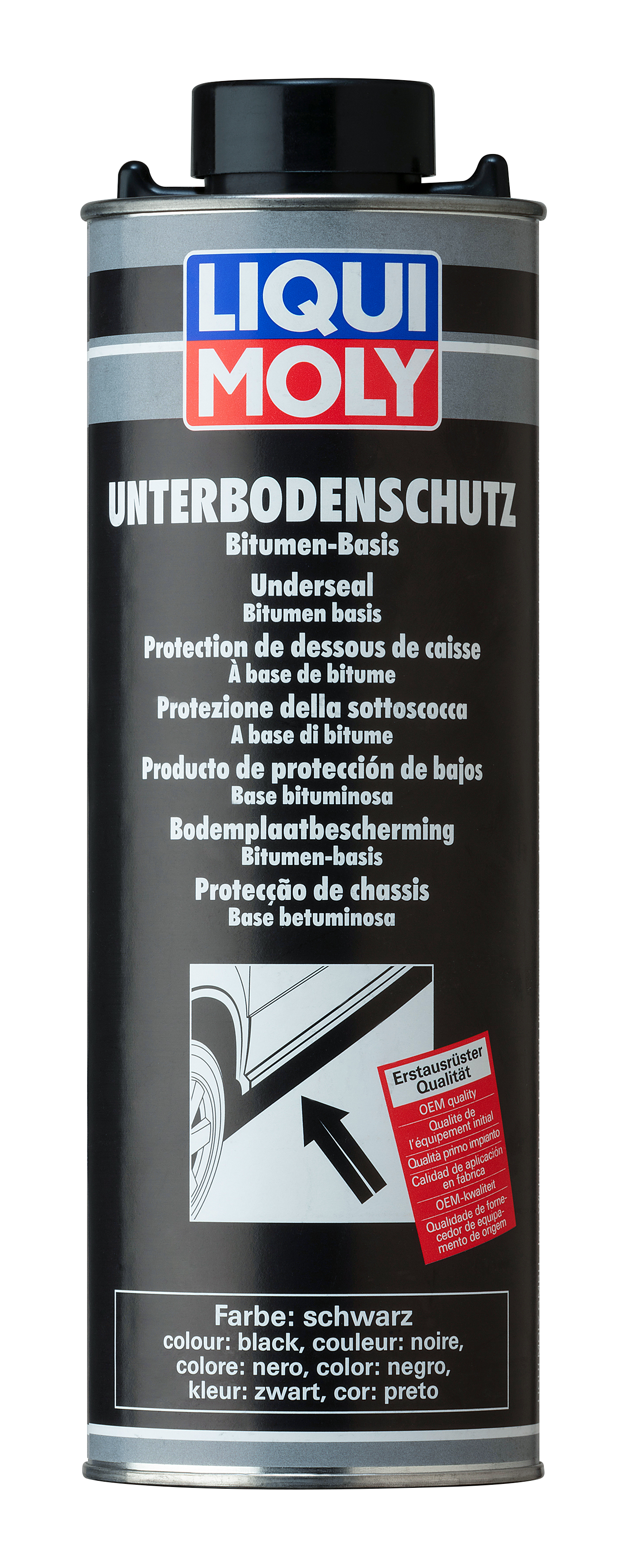 LIQUI MOLY Unterbodenschutz Bitumen schwarz, 1 l (6112) LIQUI MOLY Unterbodenschutz Bitumen schwarz, 1 l (6112)
