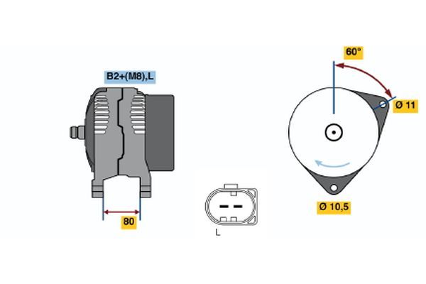 BOSCH Generator (0 124 525 125)