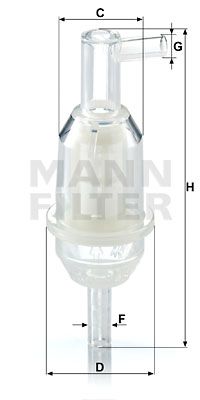 MANN-FILTER Kraftstofffilter (WK 31/5 (10))