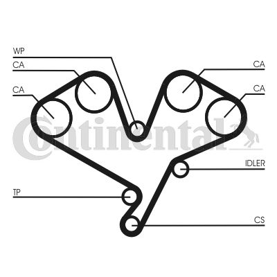 CONTINENTAL CTAM Zahnriemen (CT1113)