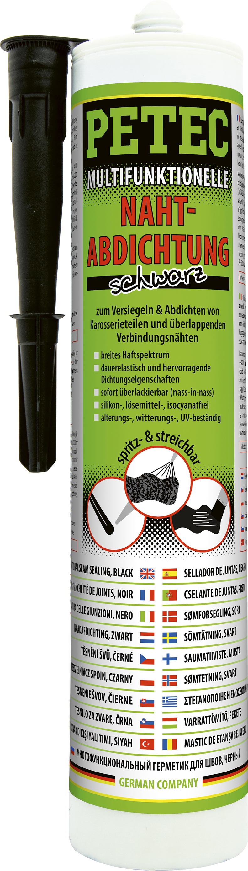 Multifunkt. Nahtabd. 310ml, schwarz