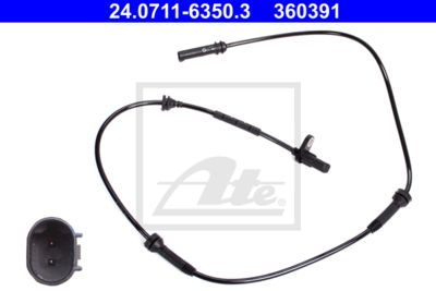 ATE Sensor, Raddrehzahl (24.0711-6350.3)