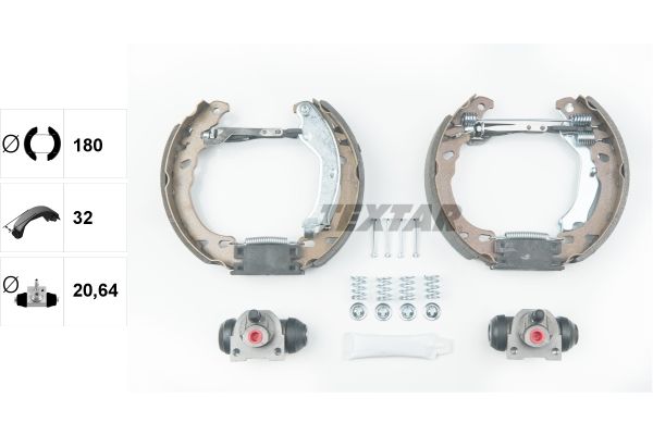 TEXTAR Bremsbackensatz (84064600)