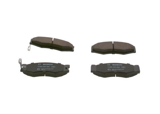 BOSCH Bremsbelagsatz, Scheibenbremse (0 986 490 990)