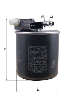 KNECHT Kraftstofffilter (KL 911)