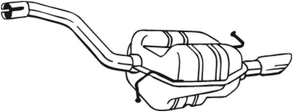 BOSAL Endschalldämpfer (233-159) Thumbnail
