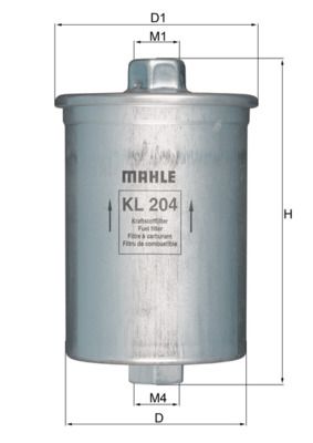 KNECHT Kraftstofffilter (KL 204)