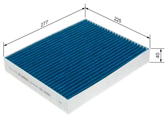BOSCH Filter, Innenraumluft (0 986 628 586)