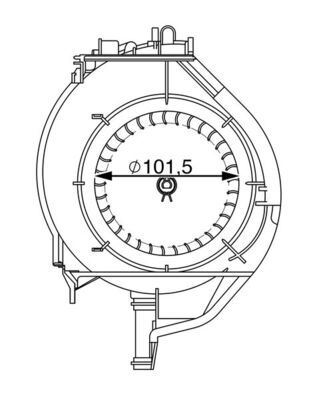 MAHLE Innenraumgebläse (AB 266 000S)