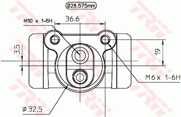 TRW Radbremszylinder (BWN158)