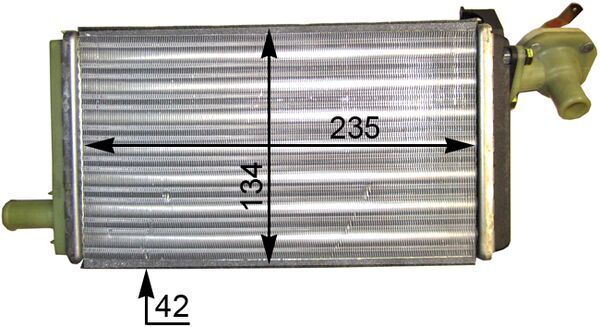MAHLE Wärmetauscher, Innenraumheizung (AH 75 000P) Thumbnail
