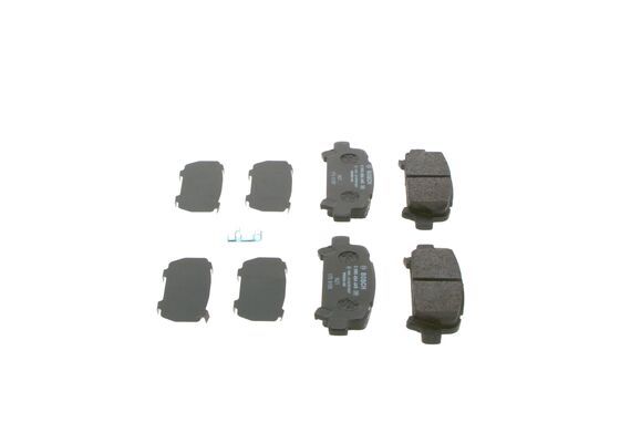 BOSCH Bremsbelagsatz, Scheibenbremse (0 986 494 445) BOSCH Bremsbelagsatz, Scheibenbremse (0 986 494 445)